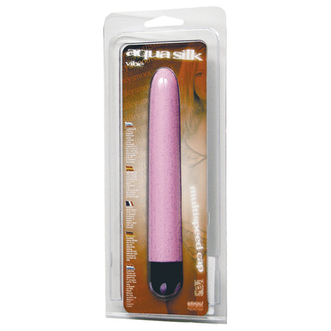 Aqua Silk Vibrator 15cm Purple