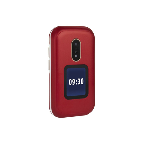 Doro 6060 Senioren-Mobiltelefon Rot Mobiltelefon 240 Pixel