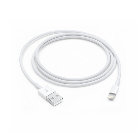 Apple mque2zm/a câble lightning vers usb 1m iphone 7,7+, 8, 8+, x, xs, xr, xs max blanc provenant d'une boîte d'origine iphone