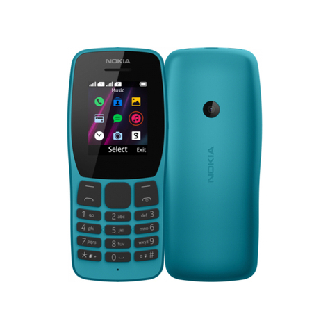 Nokia 110 double sim bleu