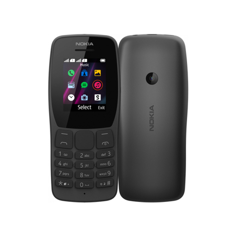 Nokia 110 double sim noir