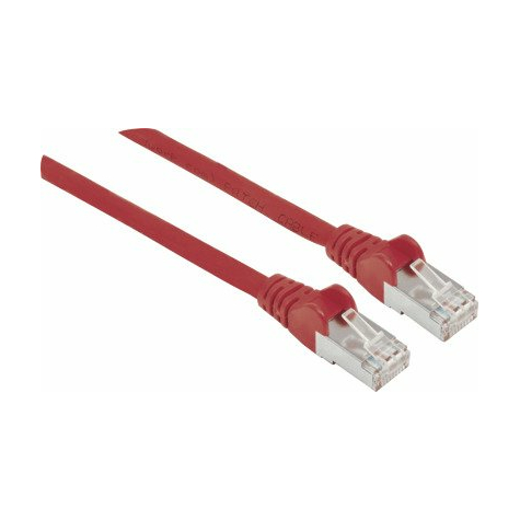 Intellinet Netzwerkkabel, Cat6a-St., Cat7-Kabel, Cu, S/Ftp, Lsoh, 0,5 M, Rot