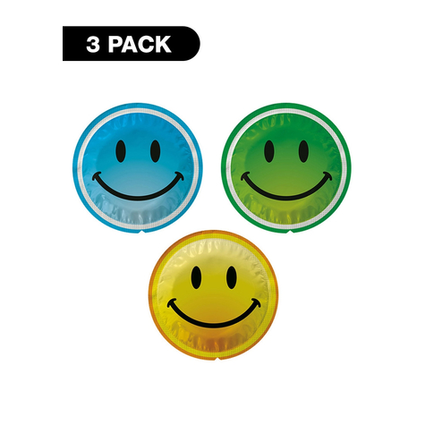 Exs Smiley Face 3 Pack