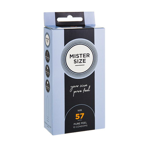 Preservativi Mister Misura 57 Mm (Set Di 10)
