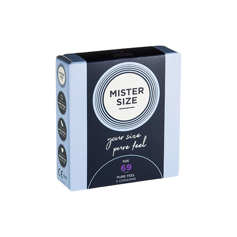 Preservativi Mister Misura 69 Mm (Set Di 3)