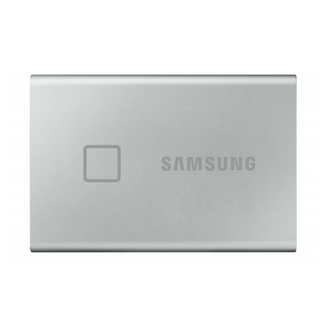 Samsung Ssd Portatile T7 Touch 500gb Argento Mu-Pc500s/Ww