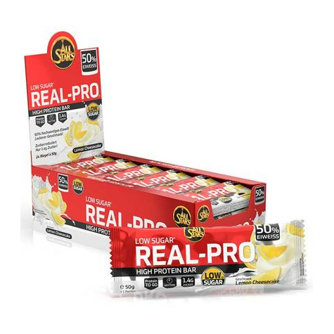 All Stars Real-Pro 50% Barretta Proteica, 24 Barrette Da 50g