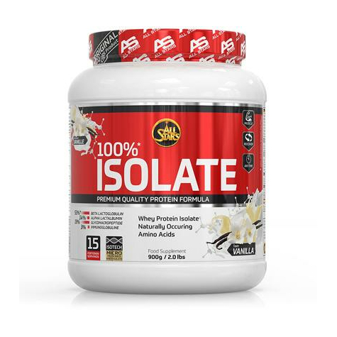 All Stars 100% Whey Protein Isolate, 900 G Dose
