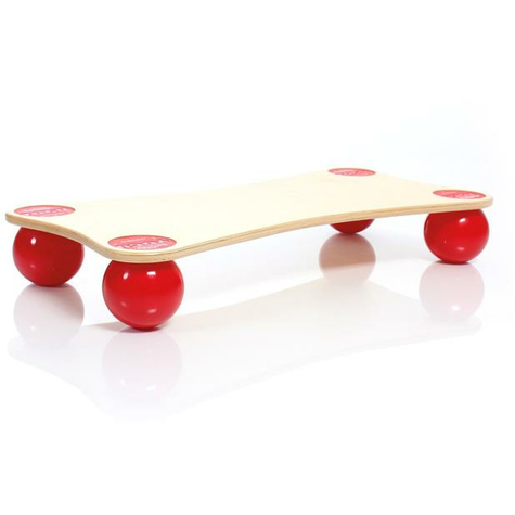 Togu Balanza Ballstep, Wood Color With Red