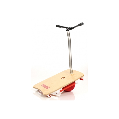 Togu Bike Balance Board Pro, Color Legno Con Rosso