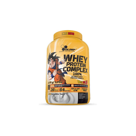 Olimp Whey Protein Complex 100 %, Limited Edition Dragon Ball Z, 2270 G Dose, Cookies & Cream
