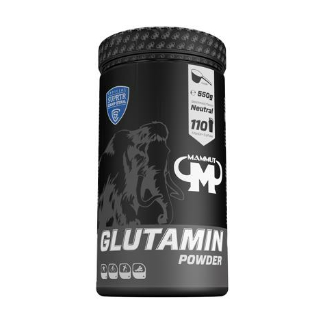 Migliore Corpo Mammut L-Glutammina In Polvere, Lattina Da 550 G, Neutro