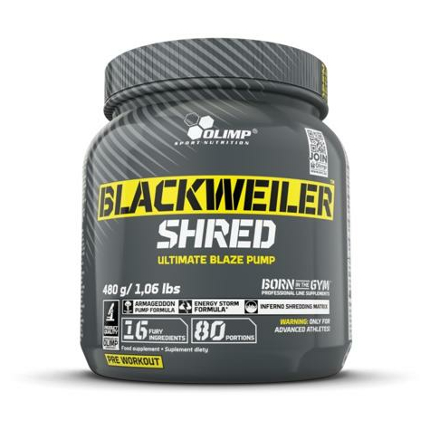 olimp blackweiler shred, 480 g dose