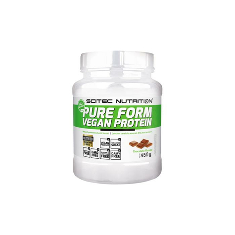 Scitec Nutrition Pure Form Vegan Protein, 450 G Dose