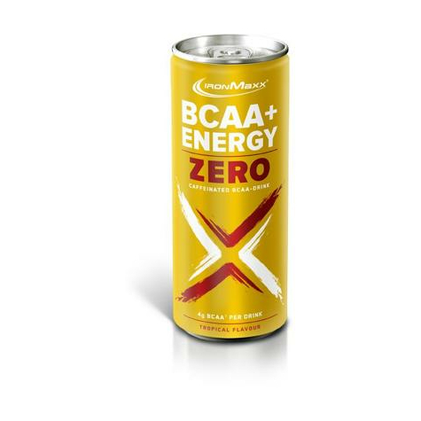 Ironmaxx Bcaa + Energy Drink Zero, 24 X 330 Ml Lattina (Articolo Di Deposito)