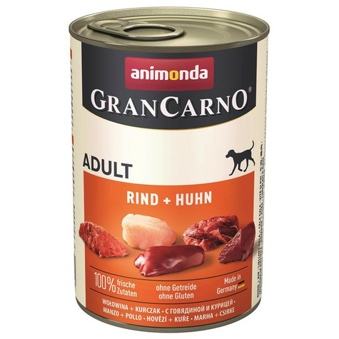Animonda Hund Grancarno,Carno Adult Rind-Huhn   400g D