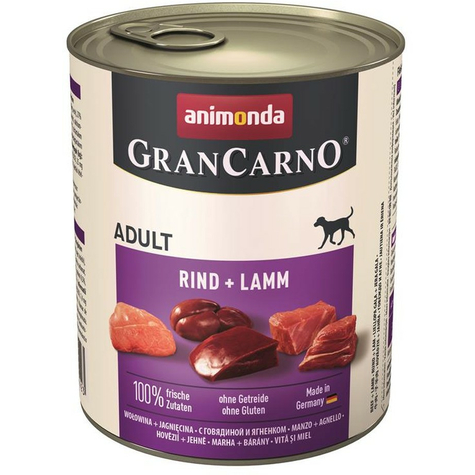 Animonda Hund Grancarno,Carno Adult Rind-Lamm   800g D