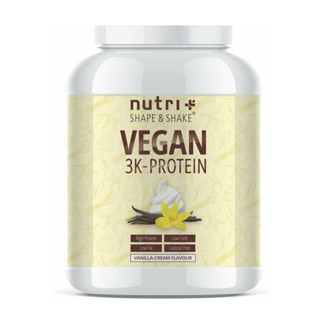 nutri+ veganes 3k proteinpulver, 1000 g dose