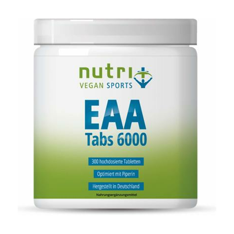 Nutri+ Vegane Eaa Tabs 6000, 300 Tabletten
