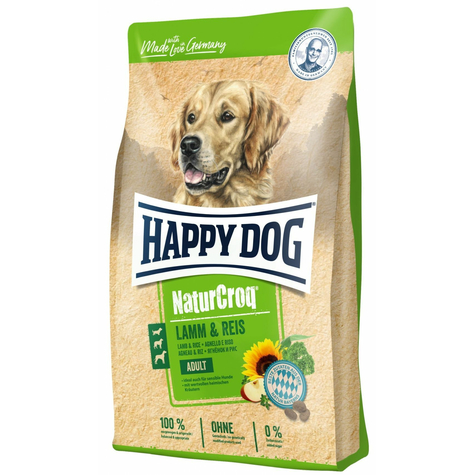 Happy Dog, Hd Naturcroq Agnello+Riso 15kg
