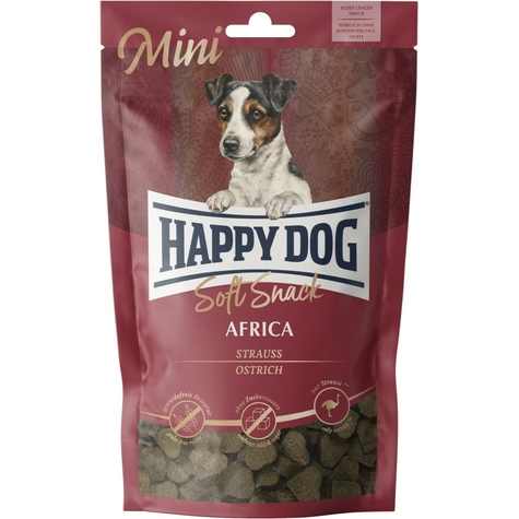 Happy Dog, Hd Snack Soft Mini Africa 100g