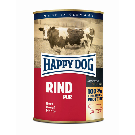 Happy Dog,Hd Rind Pur  400 G D
