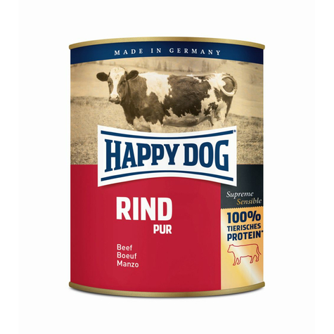 Happy Dog,Hd Rind Pur   800 G D