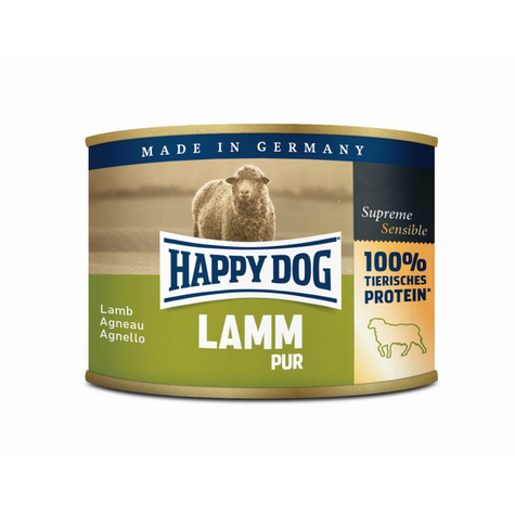 Happy Dog,Hd Lamm Pur   200 G D