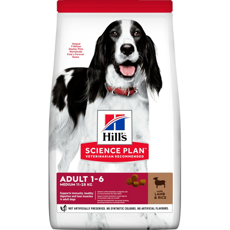 Hills,Hillsdog Ad Lamb+Rice 2,5kg