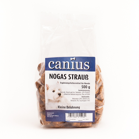 canius snacks,canius nogas strauss 500 g