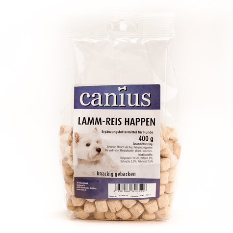 Canius Snacks,Canius Agnello Riso Capita 400 G