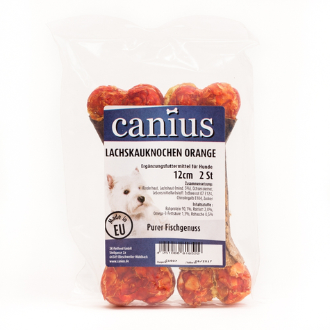 Canius Snacks,Lattina.Salmone.Da Masticare.Arancia 12cm 2er