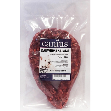 Canius Snacks,Ca.Ringwurst Salame Gr125g 1°