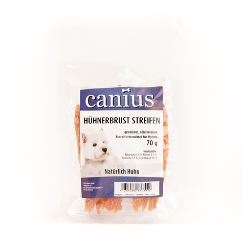 Canius Snacks,Cani. Petto Di Pollo A Strisce 70g