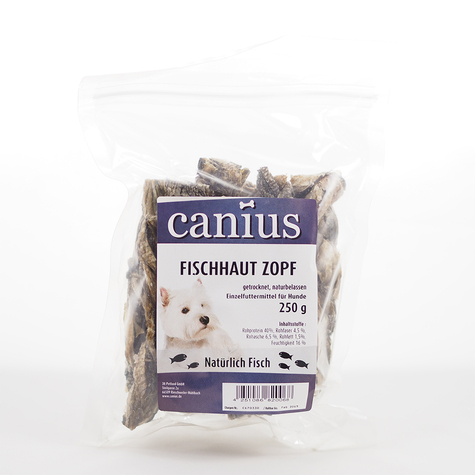 Canius Snack,Canius Treccia Di Pelle Di Pesce 250 G