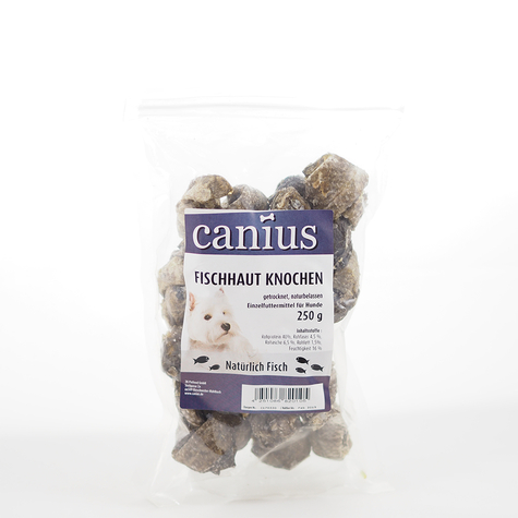 Canius Snacks,Canius Lische Di Pelle Di Pesce 250 G