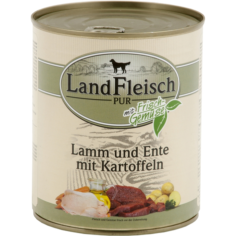 Landfleisch,Landfl. Lamm+Ente+Kart.  800gd