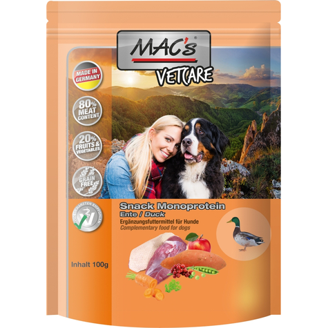 Mac's, Macs Vetc Monosnack Anatra 100g