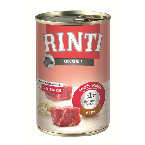 Rinti Finnern, Rinti Sensi.Beef+Rice 400gd