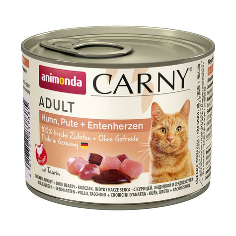 Animonda Cat Carny, Carny Chicken+ Turkey+ Duckh. 200gd