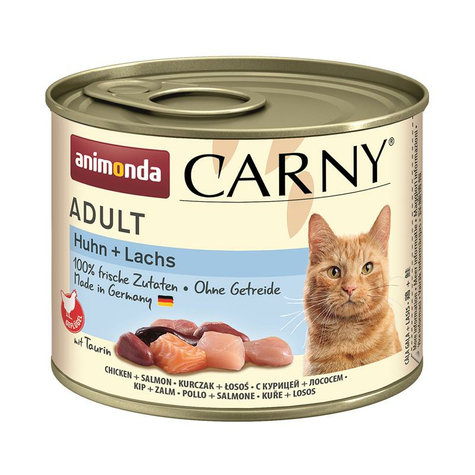 Animonda cat carny, poulet adulte carny + saumon 200gd