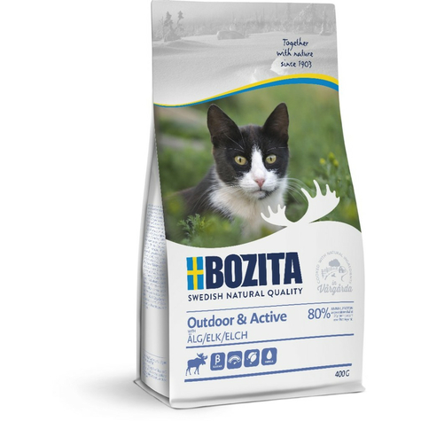 Bozita, Boz.Cat Outdoor+Activ Alce 400g