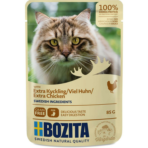 Bozita, Boz.Cat Hisoße Un Sacco Di Pollo 85gp