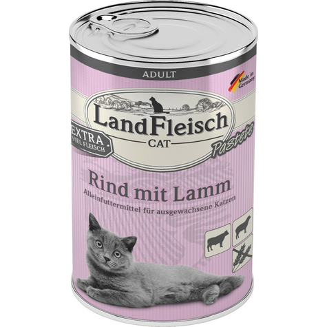 Landfleisch, Lafl.Cat Passato Manzo+Lamb 400gd