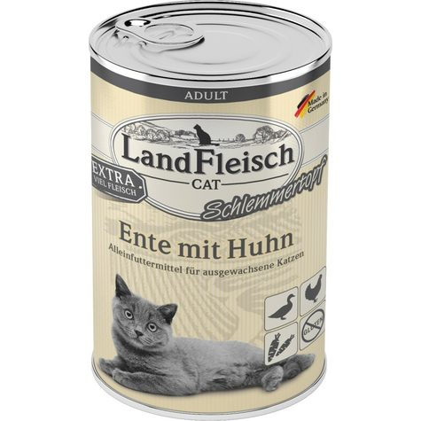 Landfleisch, Lafl.Cat Pot Anatra+Pollo 400gd