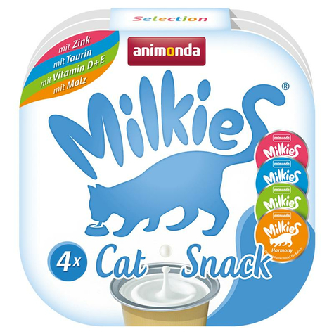 Collations animonda pour chat, mélange de sélection de lait ani 4x15g