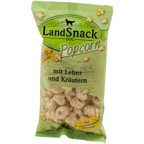 Popcorn Landfleisch, Lasnack Popcorn Fegato+Krau 30g