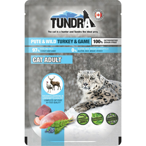 Toundra, chat de la toundra dinde + sauvage 85gp