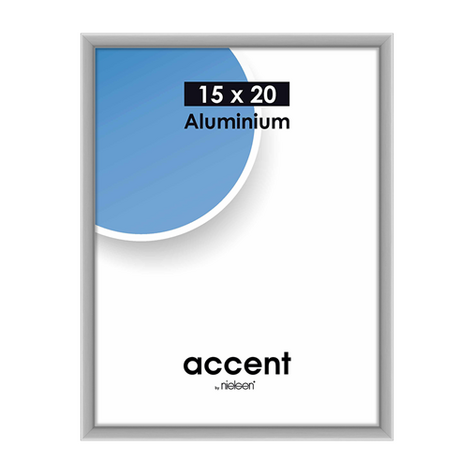 Nielsen Accent 15x20 Aluminium Silber Matt 51324