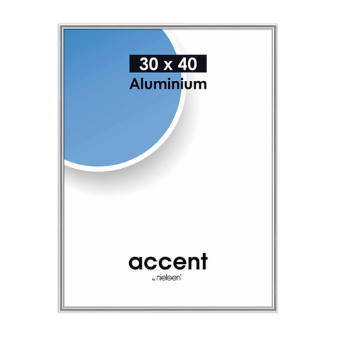 Nielsen Accent 30x40 Aluminium Silber 52423